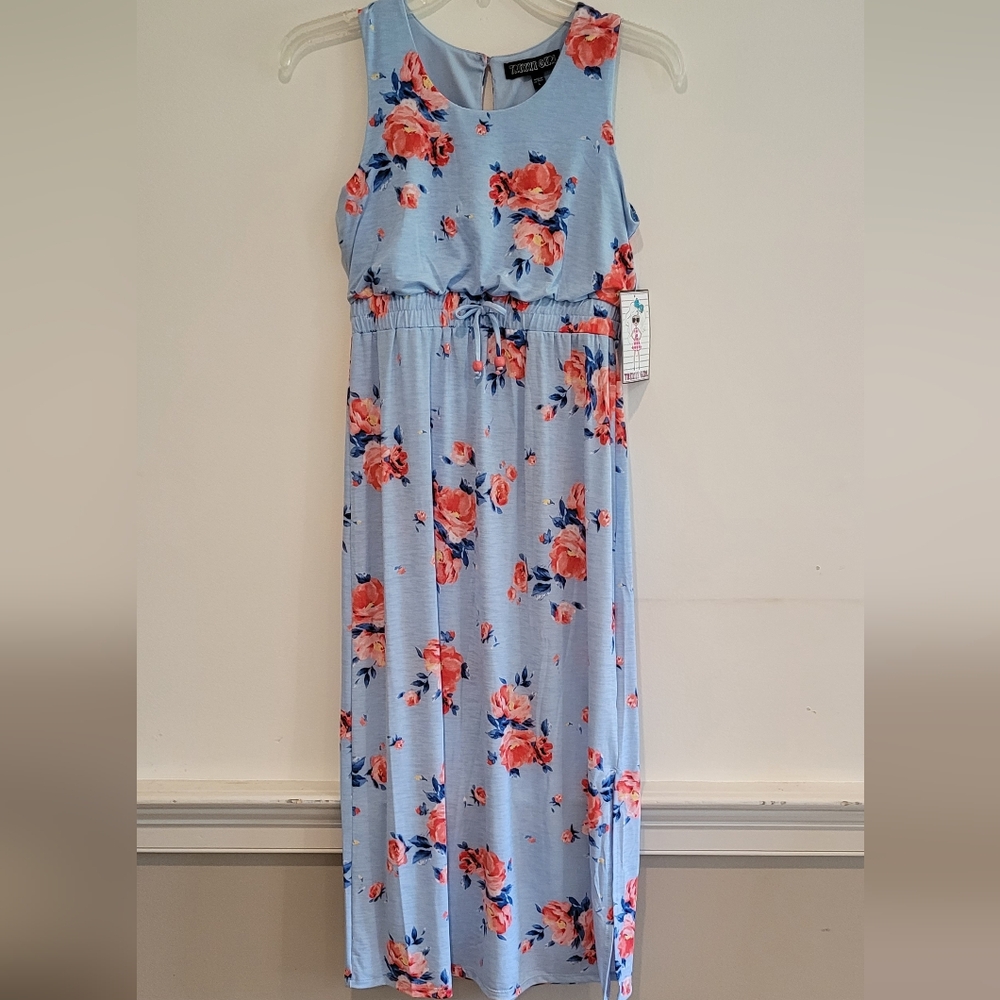 NWT Floral Sleeveless Maxi Dress Trixxi Girl